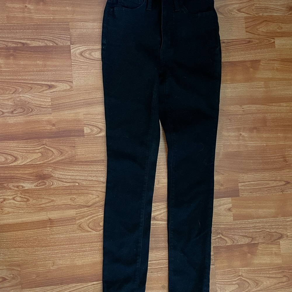 Black skinny madewell jeans size 24
